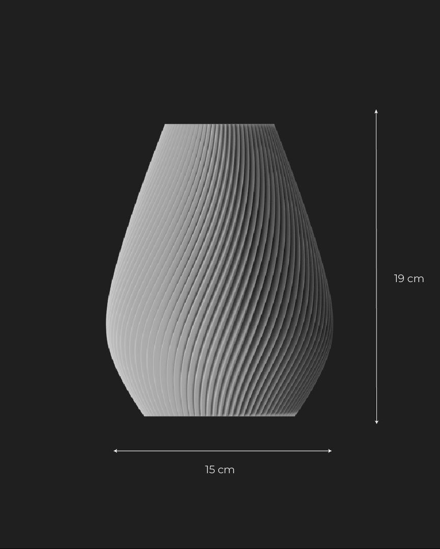 Wave Splash Mid 3D Vase