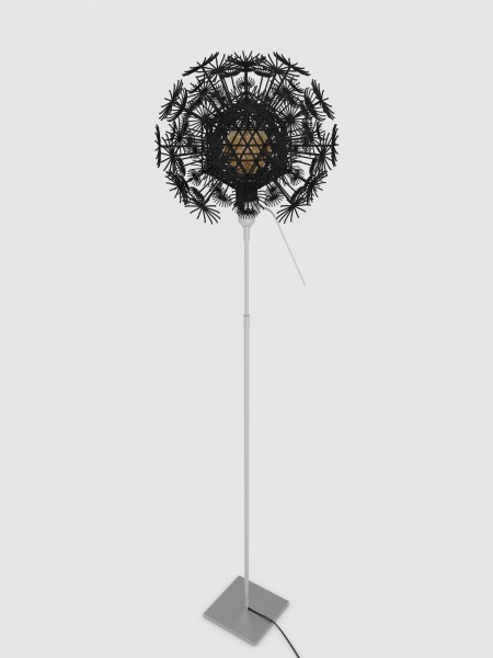 Stehleuchte Pusteblume schwarz