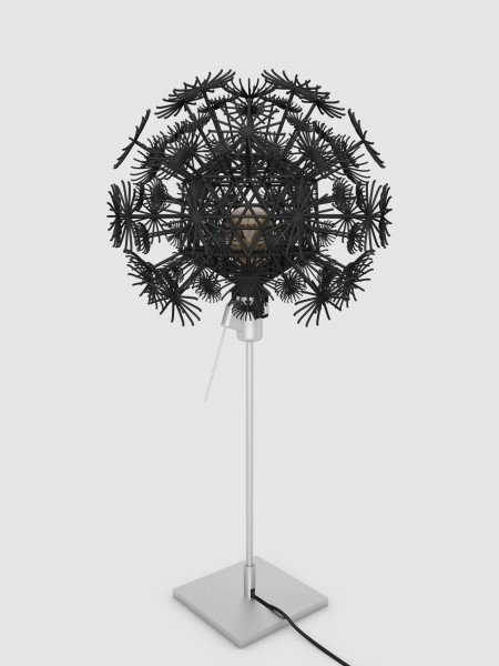 Tischleuchte Pusteblume schwarz